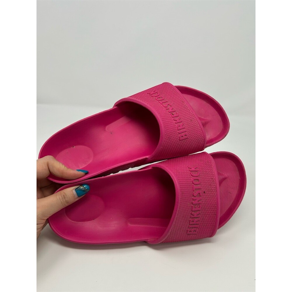 Birkenstock Barbados Slide Sandals Unisex Pink Pool Beach Summer Size 37 - Picture 10 of 11
